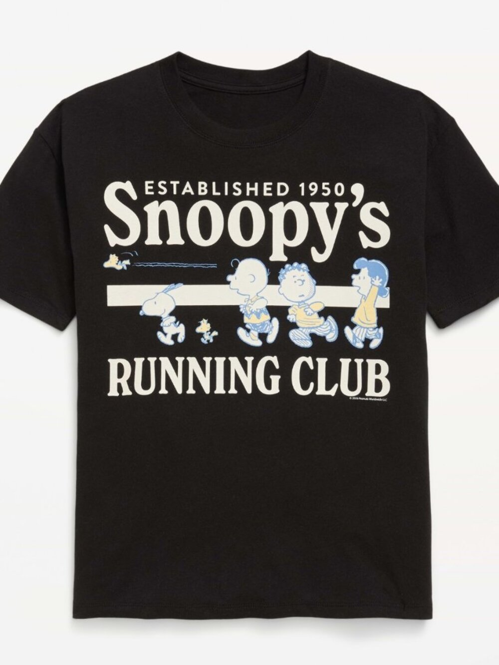 Peanuts Snoopy Oversized Graphic T-Shirt for Girls Size S (6-7) NWT